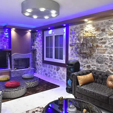 Villa Eleni De Lux - Indoor Jacuzzi In Lydia Lidia