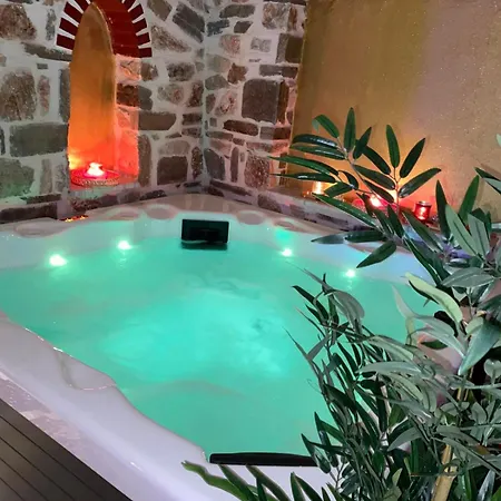 Villa Eleni De Lux - Indoor Jacuzzi In Lydia *