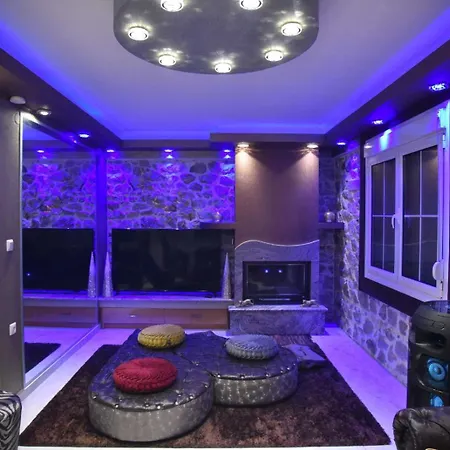 Villa Eleni De Lux - Indoor Jacuzzi In Lydia Lidia